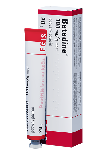 Betadine 100 mg/ml, dezinfekčná masť 