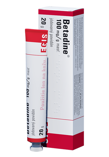 Betadine 100 mg/ml, dezinfekčná masť