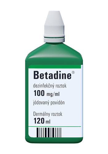 Betadine 100 mg/ml, dezinfekčný roztok