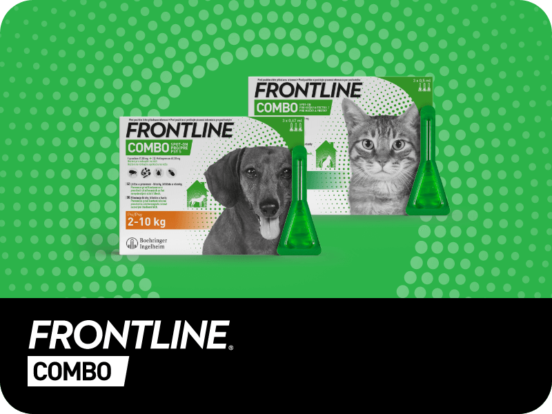 Frontline® Combo –  Ochrana vášho maznáčika aj vašej spoločnej domácnosti