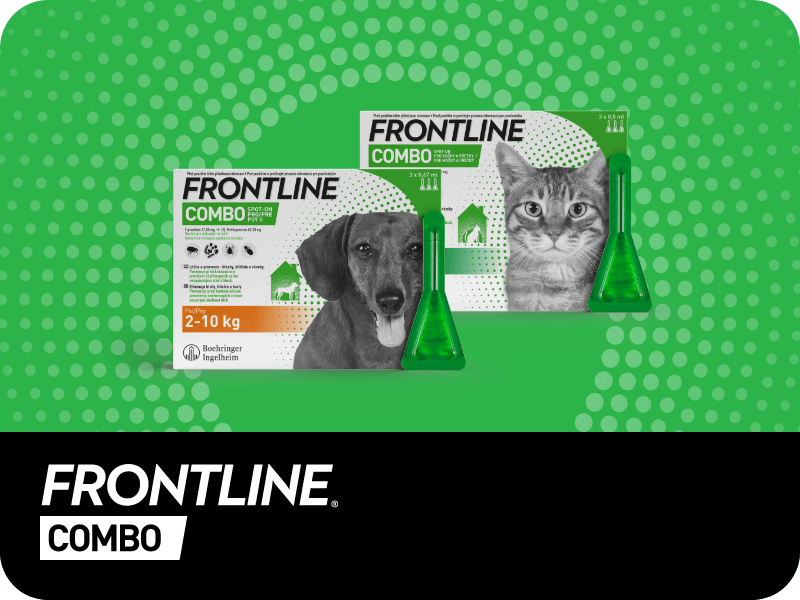 Frontline® Combo – Ochrana vášho maznáčika aj vašej spoločnej domácnosti