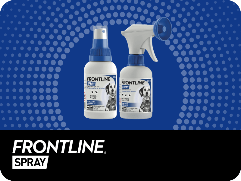 Frontline® Spray – Rýchla pomoc v prípade napadnutia blchami a kliešťami