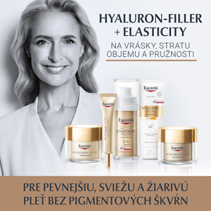 Eucerin Hyaluron-Filler + Elasticity pre pevnejšiu, žiarivú pleť bez pigmentových škvŕn