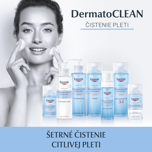 Eucerin DermatoCLEAN na šetrné, ale účinné čistenie citlivej pleti