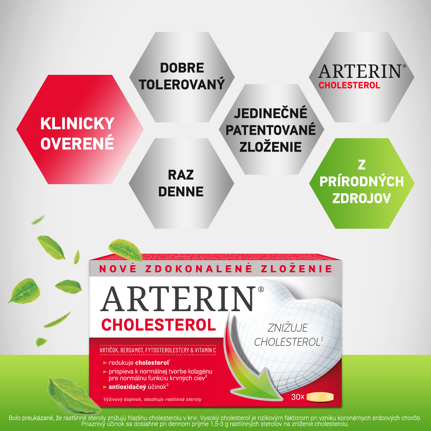 Prečo si zvoliť ARTERIN® CHOLESTEROL?