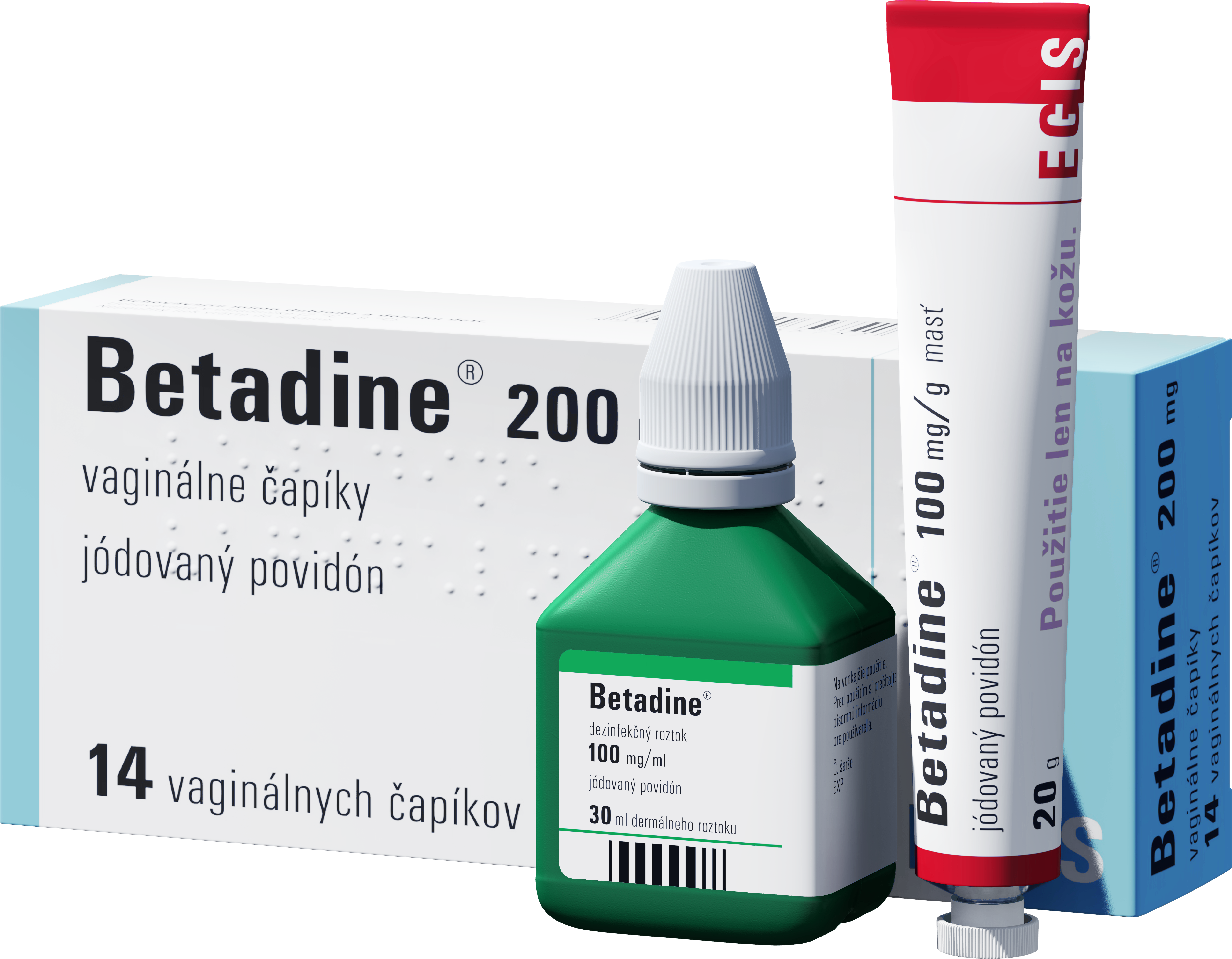 Betadine 200 mg, vaginálne čapíky