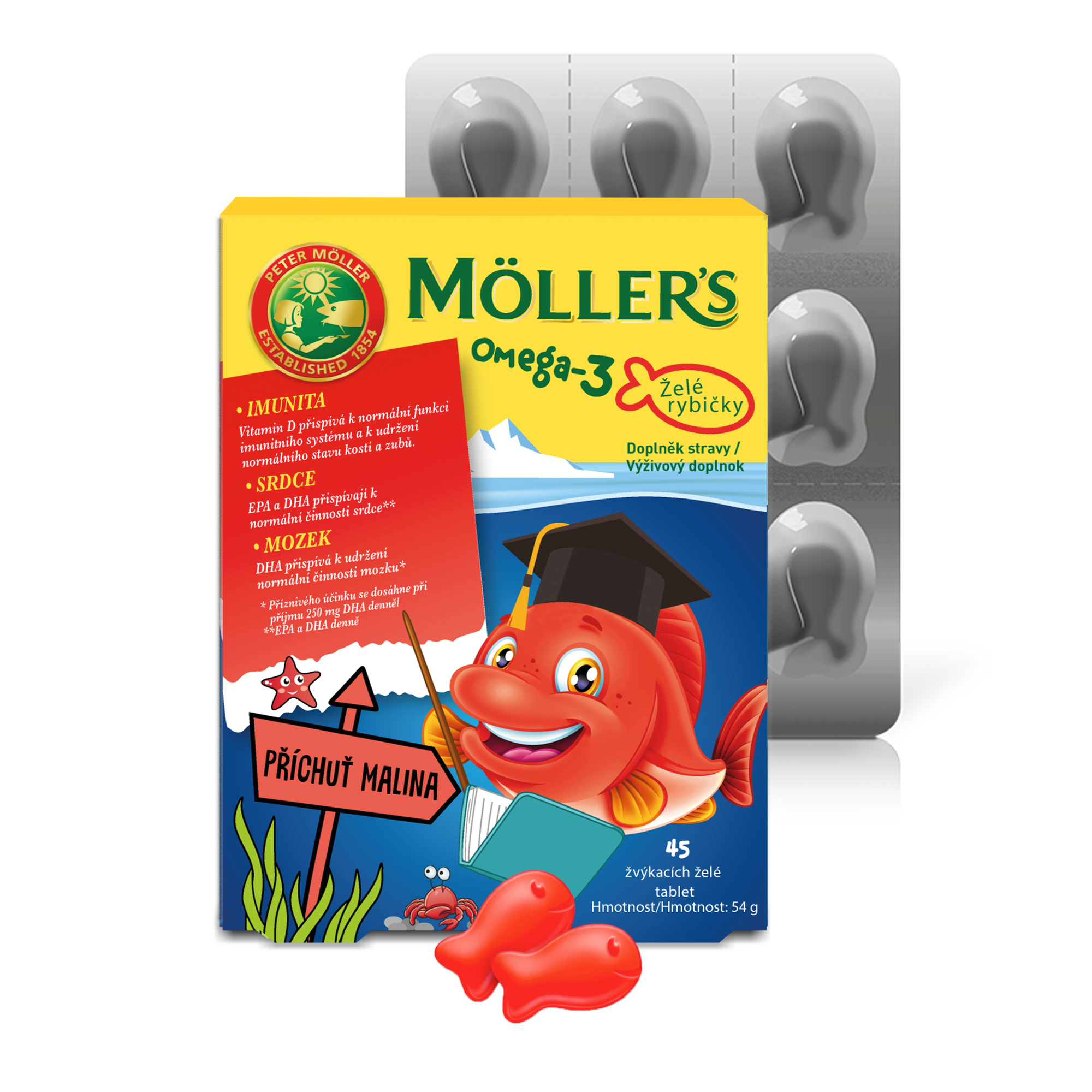 Želé rybičky s rybím olejom – vynikajúce pre deti