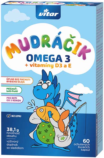 MUDRÁČIK s Omega-3 kyselinami