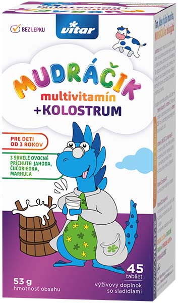 MUDRÁČIK Multivitamín s kolostrom