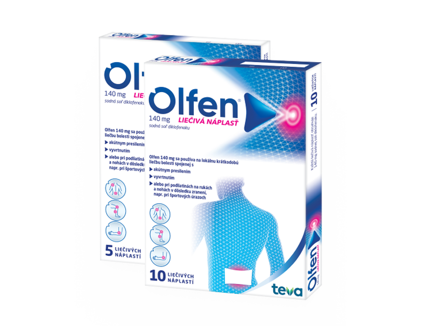 Olfen 140 mg liečivá náplasť