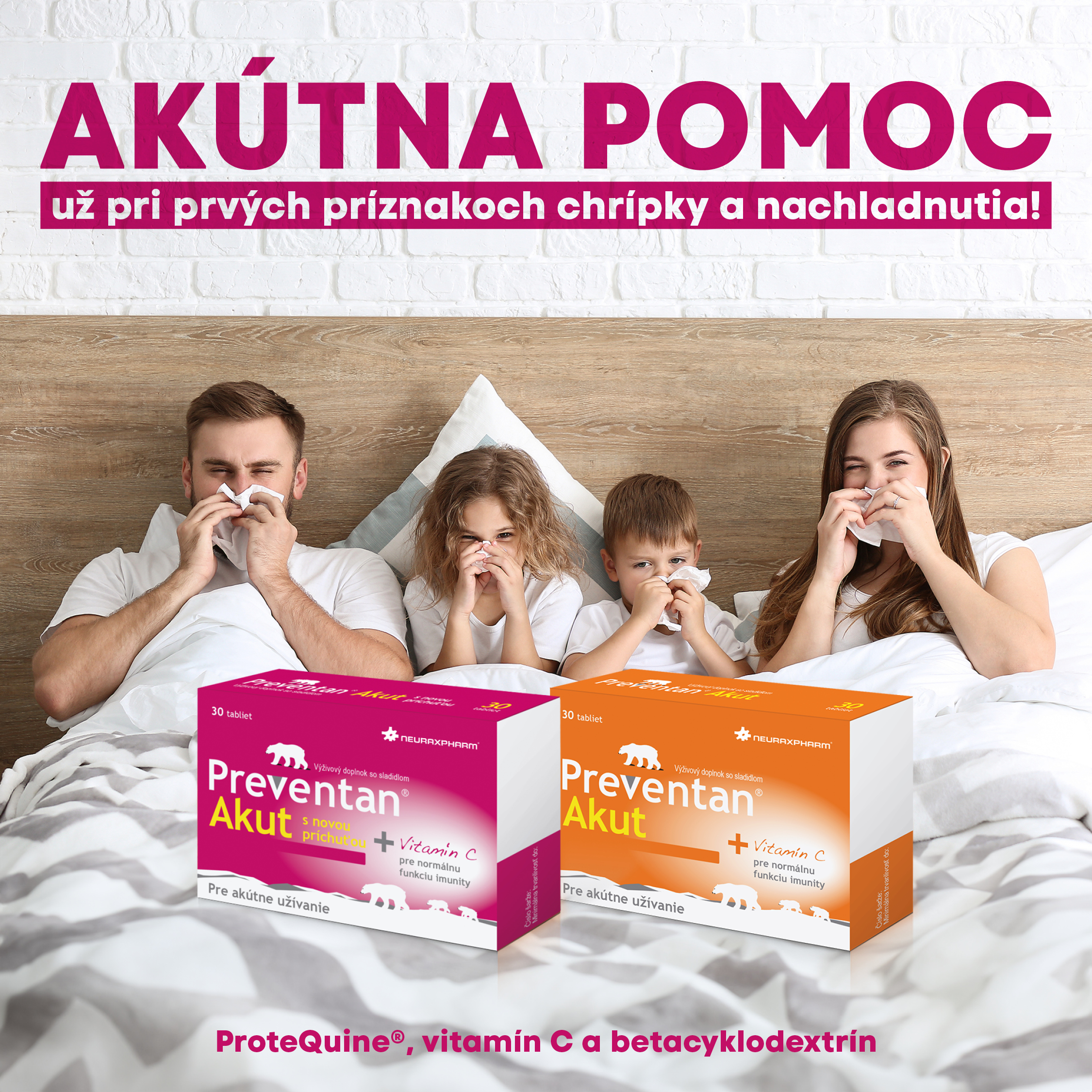 Preventan® Akut – akútna pomoc pri chrípke a prechladnutí