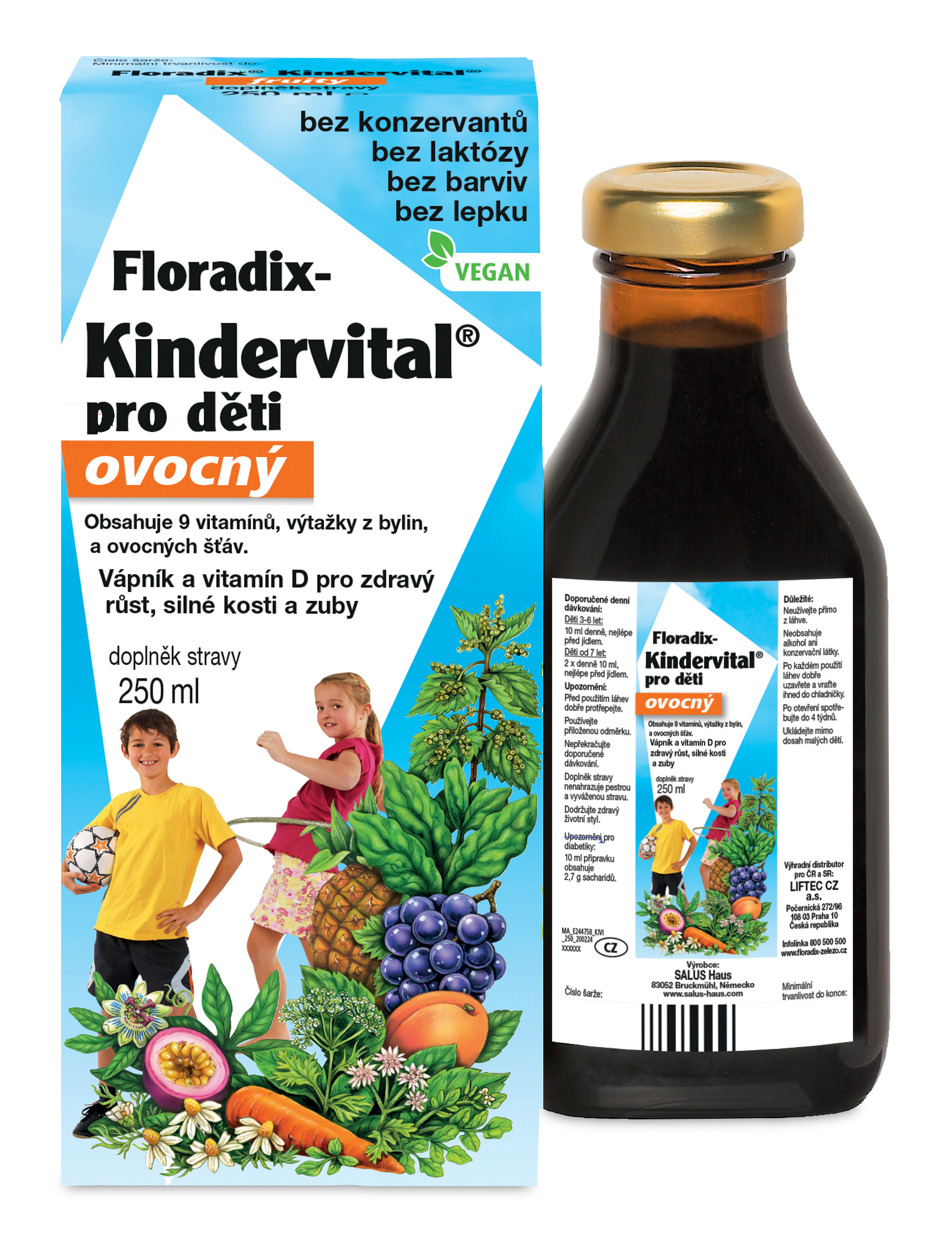 Floradix Kindervital pre zdravý rast a vývoj detí