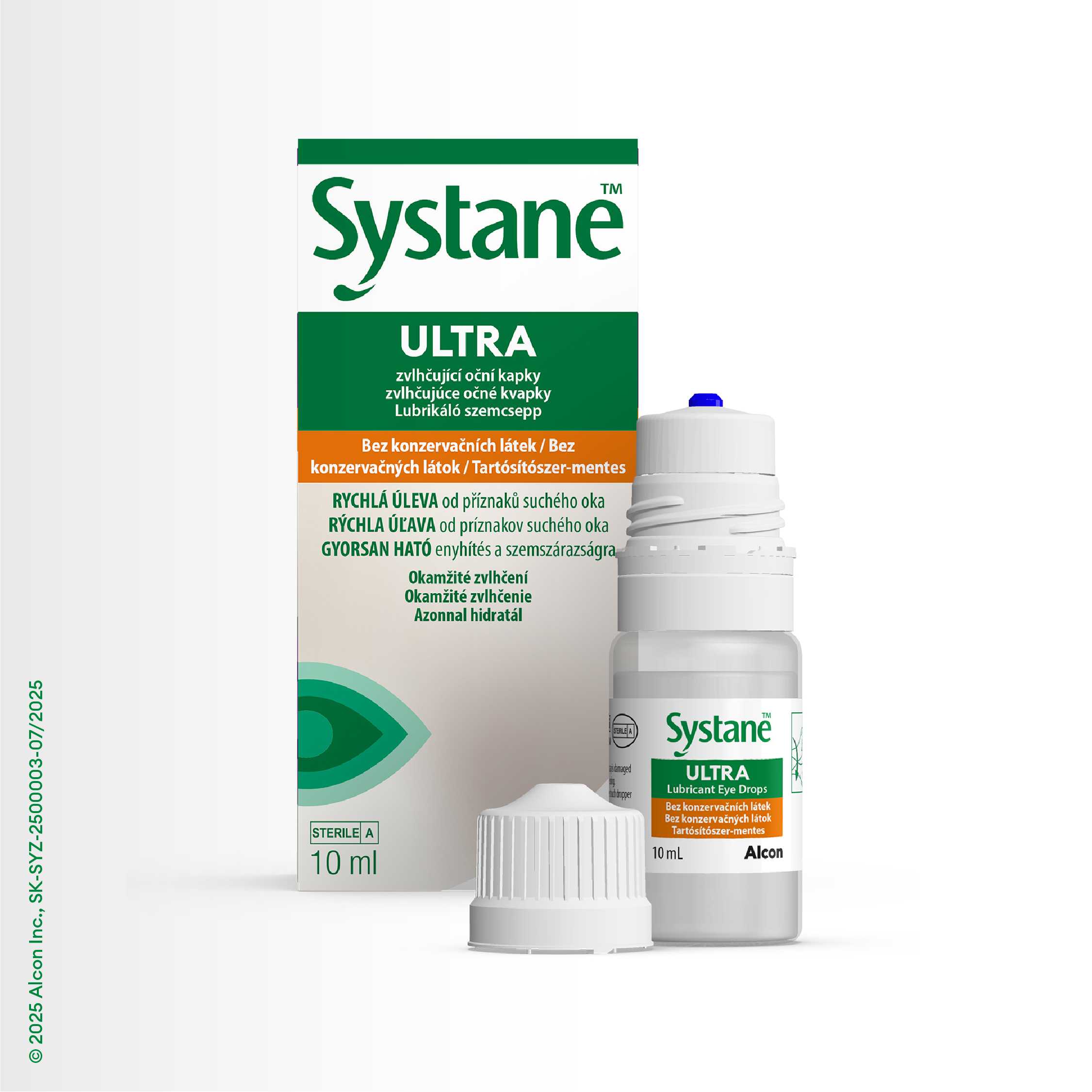 Systane® ULTRA bez konzervačných látok – pre rýchlu úľavu od suchých očí