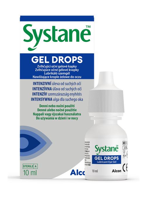 Systane® GEL DROPS – pre dlhotrvajúcu úľavu pri závažných formách syndrómu suchého oka